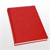 Salgsbog - Salgsbøger A5 rød italiensk kunstlæder model Milano